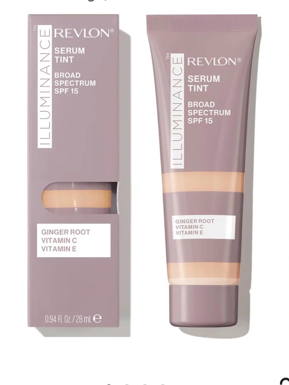 Revlon Illuminance Tinted Serum,Triple Hyaluronic Acid,SPF 15,301 Cool Beige